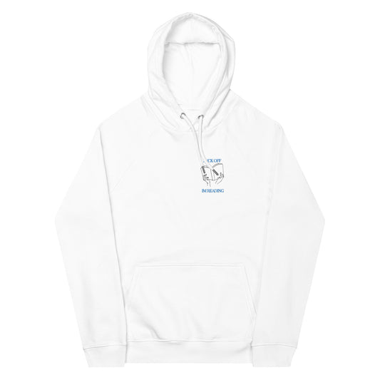 F*** Off Im Reading Embroidered Hoodie